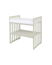 Waldin Oval Baby Collection Bed Crib  7 in 1 Art.297544 Olive Multifunktsionaalne puidust 7-ühes transformeeriv võrevoodi