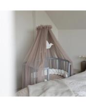 Waldin  Bed Crib  5 in 1 Art.297545 Grey Multifunktsionaalne puidust 5-ühes transformeeriv võrevoodi
