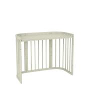 Waldin  Bed Crib  5 in 1 Art.297546 Olive Multifunktsionaalne puidust 5-ühes transformeeriv võrevoodi