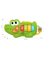 WOOPIE BABY Interactive Piano Crocodile Musical Keyboard Sounds Light 18m+