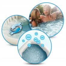 Inflatable SPA with Hydro Massage for 4 People INTEX 28440NP