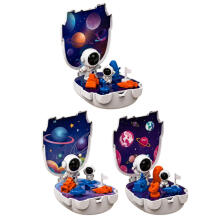 Mini Base Figurines Cosmonaut Space Set Planets Space Mini World