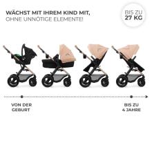 Kinderkraft Moov2 Air 4 in1 Art.297979 Beige 3-ühes lapsevanker