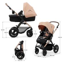 Kinderkraft Moov2 Air 4 in1 Art.297980 Grey 3-ühes lapsevanker