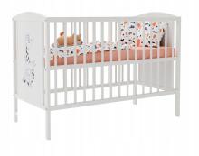 Elf Bed Bloom Art.298070 White Puidust beebivoodi 120x60 cm
