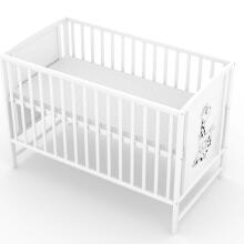 Elf Bed Bloom Art.298070 White Puidust beebivoodi 120x60 cm