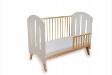 Elf Bed Leaf Art.298079 White Puidust beebivoodi 120x60 cm