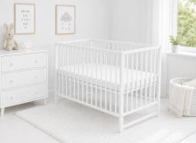 Elf Bed Сlassic  Art.298081 White Puidust beebivoodi 120x60 cm