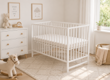 Elf Bed Сlassic  Art.298081 White Puidust beebivoodi 120x60 cm