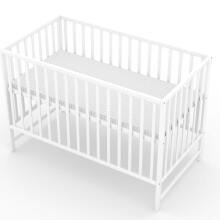 Elf Bed Сlassic Drawer Art.298084 White Puidust beebivoodi hoiuruumiga (120x60 cm)
