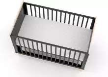 Elf Bed Vigo Art.298086 White Puidust beebivoodi 120x60 cm