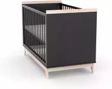 Elf Bed Vigo Art.298087 Black Puidust beebivoodi 120x60 cm