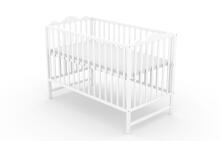 Elf Bed Petal Art.298096 White  Puidust beebivoodi 120x60 cm