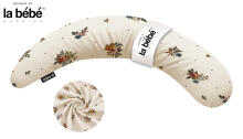 La Bebe™ Moon Satin Art.33558 Grey Additional Cotton Satin Cover for U-Shaped Pregnancy Pillow 36x185 cm