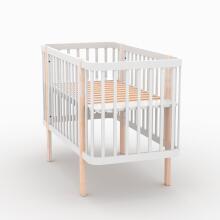 Elf Bed Kalmia Art.298154 Сashmere Puidust beebivoodi 140x70 cm