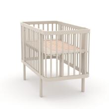 Elf Bed Kalmia Art.298156 White Puidust beebivoodi 140x70 cm