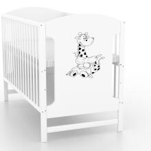 Elf Bed Meadow Art.298165 White Puidust beebivoodi  (120x60 cm)