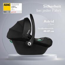 Lionelo Astrid I-Size Art.298201 Black Grey  Imiku turvahäll (0–13 kg)