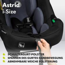 Lionelo Astrid I-Size Art.298201 Black Grey  Imiku turvahäll (0–13 kg)