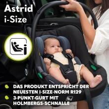 Lionelo Astrid I-Size Art.298201 Black Grey  Imiku turvahäll (0–13 kg)