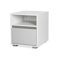 LITTLE SKY by KLUPŚ Nightstand DALIA white-gray
