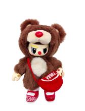 REBEL BEAR plīša rotaļlieta, 18 cm
