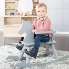 Kidsworld Rocking Horse Art.298741 Grey Puidust kiikmänguasi lastele