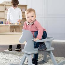 Kidsworld Rocking Horse Art.298741 Grey Puidust kiikmänguasi lastele
