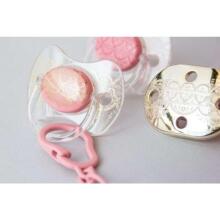 La Bebe™ Sleep Comforter Gift Set Art.299202 Black Bunnies Soft security blanket + Pacifier holder