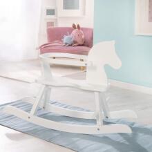 Kidsworld Rocking Horse Art.299213 White Puidust kiikmänguasi lastele