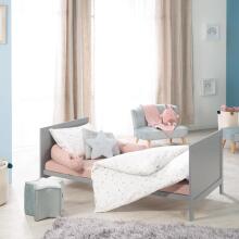 Roba Kombi Crib Art.299488 Taupe Beige Ümberehitatav puidust võrevoodi (140 x 70 cm)
