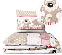 Cover set -  2 pcs - 135x100, 40x60 - BEARS on the  MOON