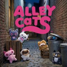 Fuggler Alley Cat Keyring Art.299879 Брелок  забавный уродливый монстр, коллекционная плюшевая игрушка РАНДОМ,1 шт