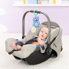 BRIGHT STARTS 17472-6 Sensory Toy Clip with Stitch Tummy Tum