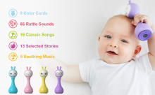 Alilo Smart Hare R1 Blue RU – Interactive Musical Developmental Toy for Children from 0+ with Russian Voice