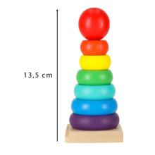 Bebe Basic Pyramid  Art.KX6215 Puidust püramiid 15 cm