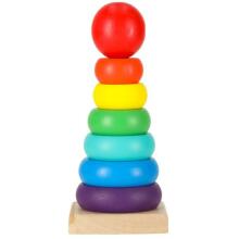Bebe Basic Pyramid  Art.KX6215 Puidust püramiid 15 cm