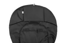 Sensillo Classic Romper Bag Art.823 Black/Wool Sleeping bag with natural sheepskin for a stroller