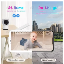 La bebe™ Accessories Monitor Babyphone Wireles Art.38931 White Beebimonitor-videokaamera
