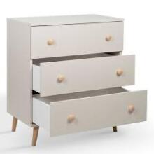 La Bebe™ Bedding Wood Set Tomi Art.43626 Cashmere  Lastemööbli komplekt: voodi ja kummut