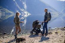 Emmaljunga Sento Max Outdoor Art.47476 Brown lapsevanker