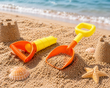 Bebe Basic Sand Toys Art.61652 Liivatööriistade komplekt, 2 tk.