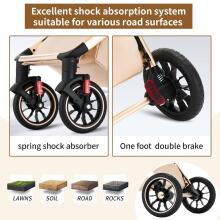 Shineey 3-in-1 Pushchair Buggy Art.U9-X Brown