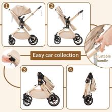 Shineey 3-in-1 Pushchair Buggy Art.U9-X Brown