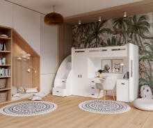 AJK Zuzia Plus Art.65563 White Laste moodulmööbli komplekt
