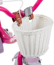Glerc Kids Bike Wheels Collas 14'  Art.72708 Peach Children's two-wheeled bicycle with additional wheels