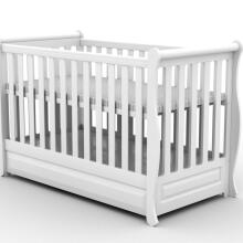 Elf Bed Gardenia  Art.74239 White Väikelapse võrevoodi (120x60 cm)