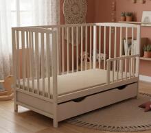 Elf Bed Arco Art.74241 Taupe Puidust beebivoodi 120x60 cm