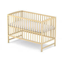 Elf Bed Arco Art.74243 Natural Puidust beebivoodi 120x60 cm