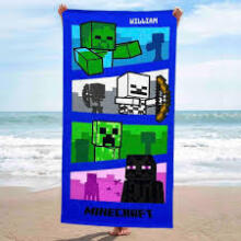Carbotex Beach Towel Minecraft Art.MC241254-R